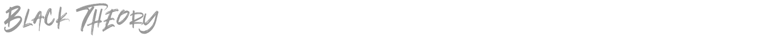 Black Theory font preview